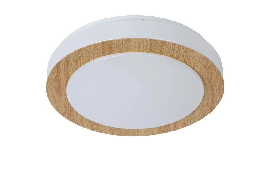 Lucide DIMY - Flush ceiling light Bathroom - Ø 28,6 cm - LED Dim. - 1x12W 3000K - IP21 - 3 StepDim - Natural - off